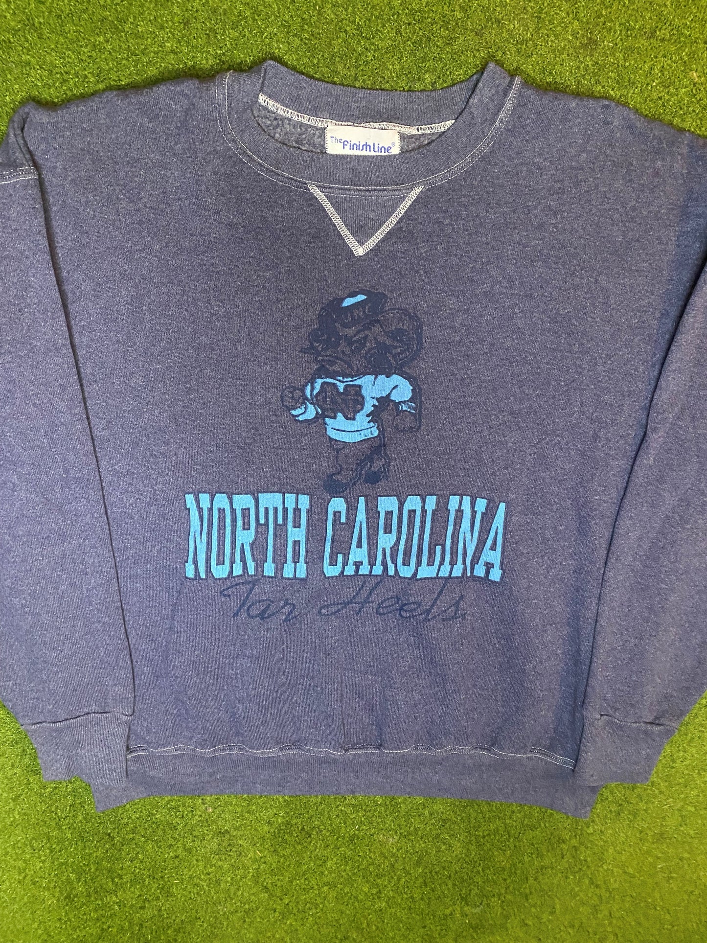 80s North Carolina Tar Heels - Vintage College Sweatshirt (Large)