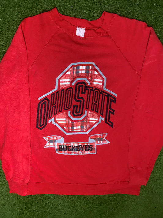 80s Ohio State Buckeyes - Vintage College Sweatshirt (XL)