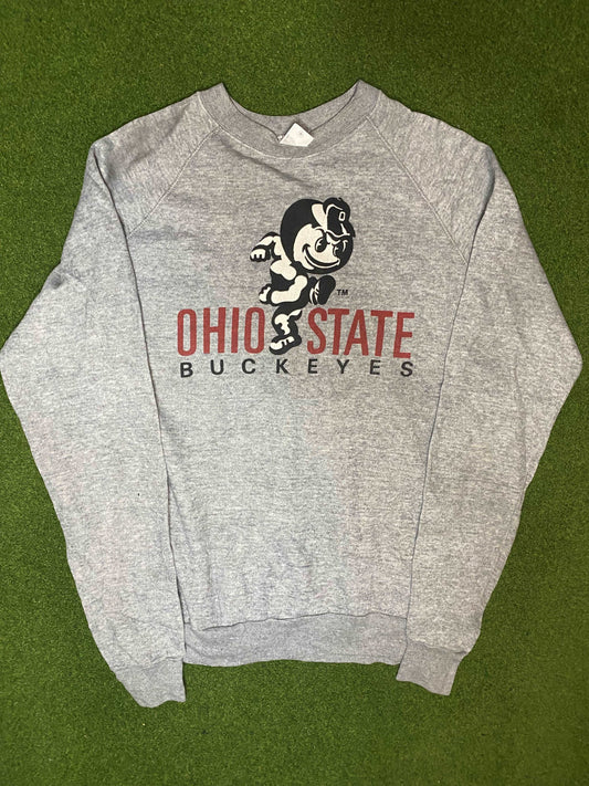 80s Ohio State Buckeyes - Vintage College Crewneck Sweatshirt (XL) Gametime Vintage