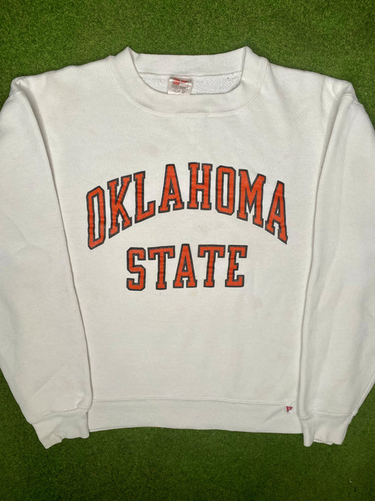 80s Oklahoma State Cowboys - Vintage College Sweatshirt (Large)