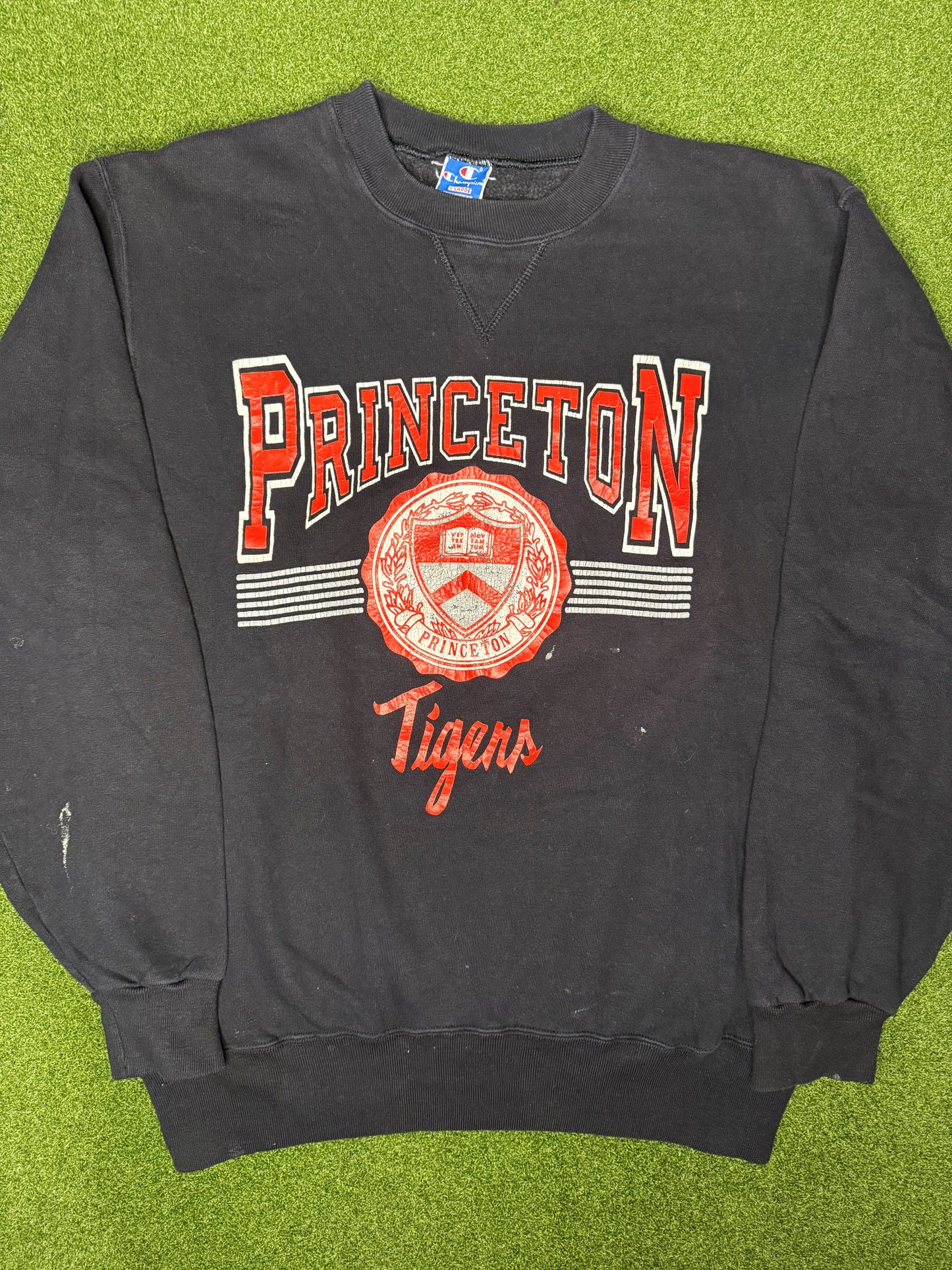80s Princeton Tigers - Vintage Ivy League Sweatshirt (XL)