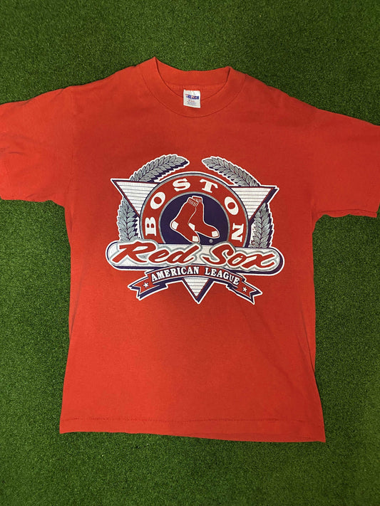 80s Boston Red Sox - Vintage MLB Tee Shirt (Medium) - Gametime Vintage