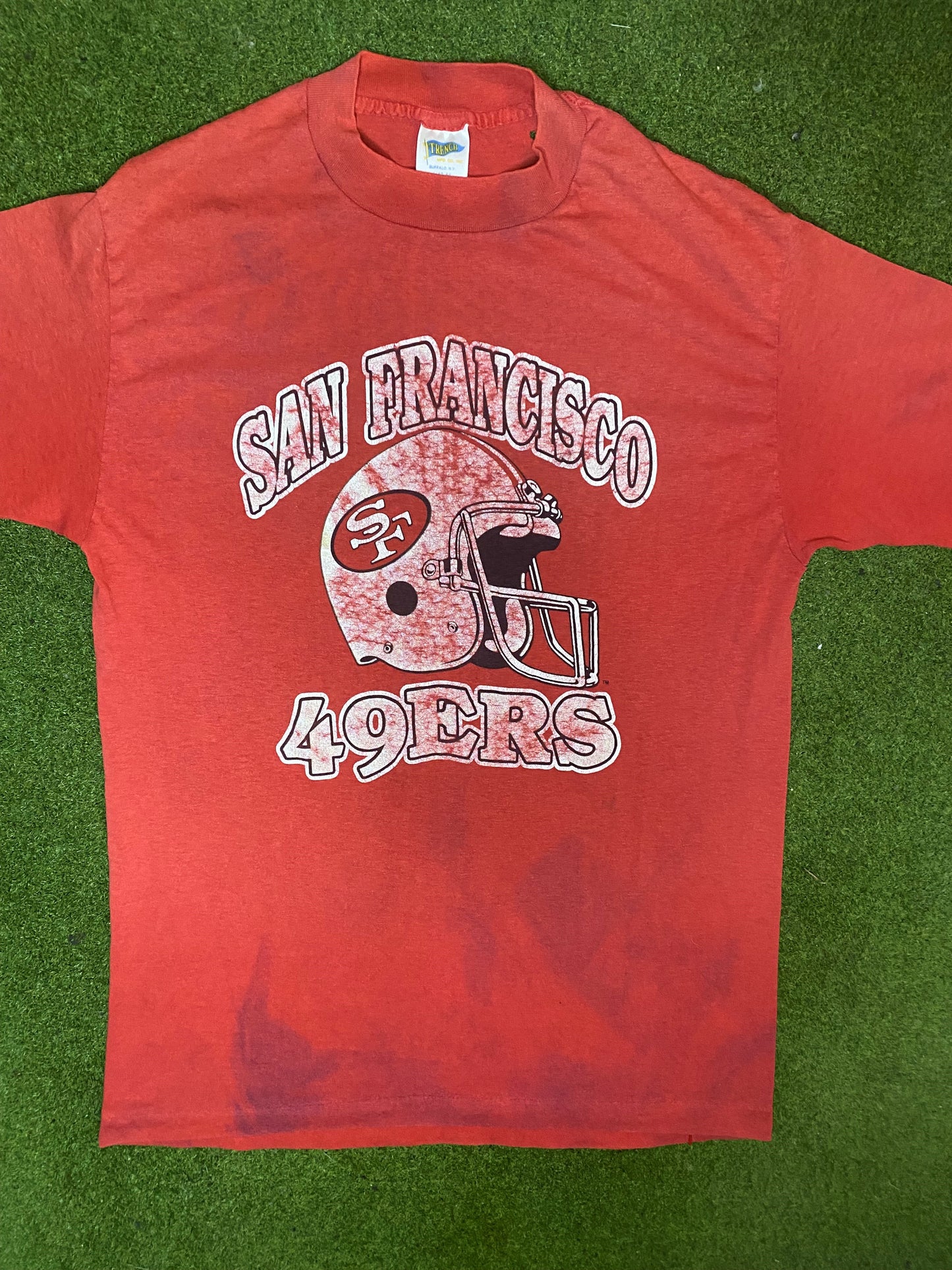 80s San Francisco 49ers - Vintage NFL T-Shirt (Large) Gametime Vintage