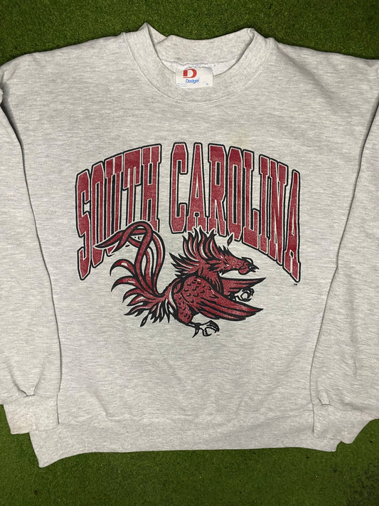 80s South Carolina Gamecocks - Vintage College Sweatshirt (XL) - Gametime Vintage