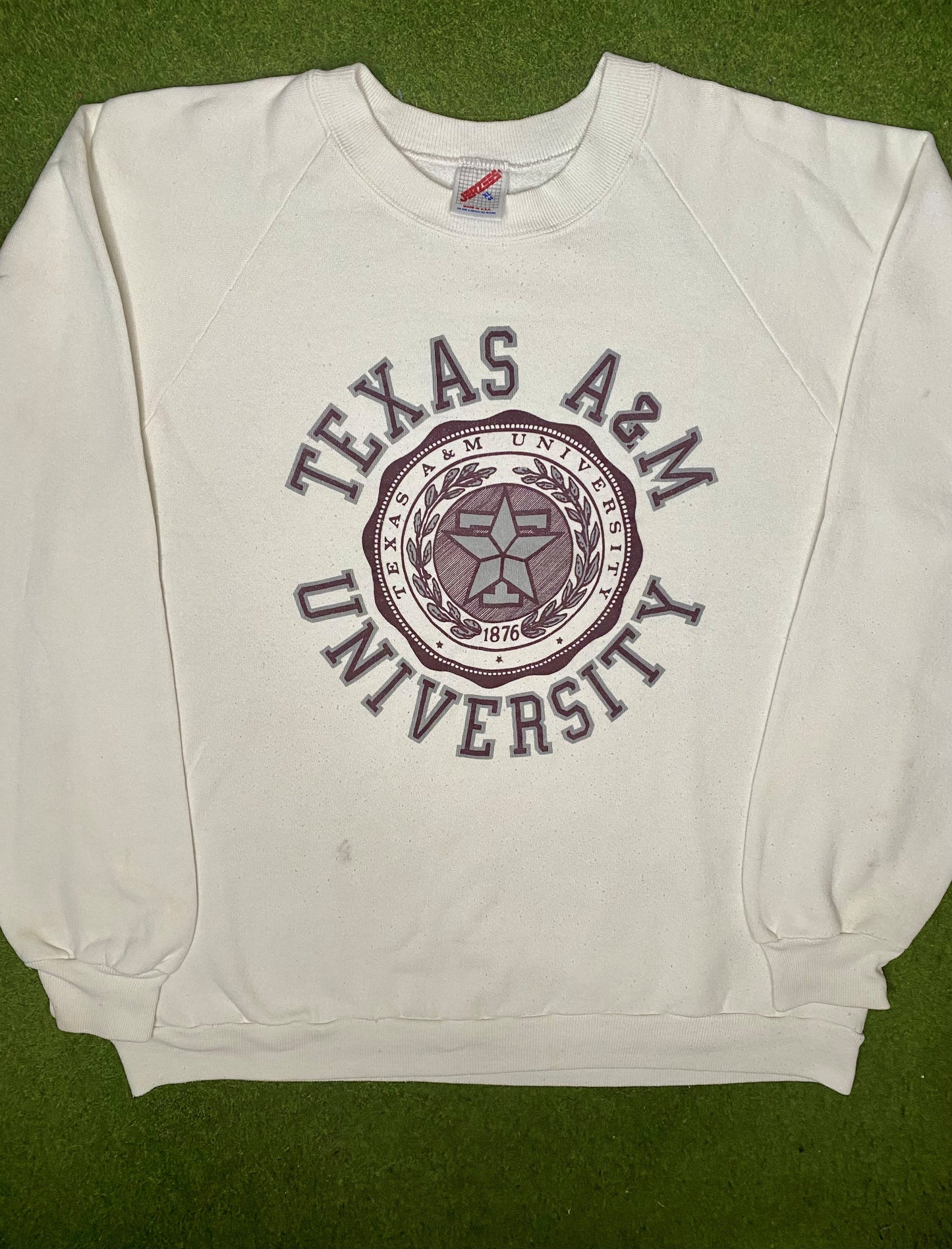 80s Texas A&M Aggies - Vintage University Sweatshirt (XL)