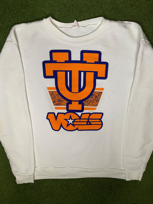 80s Tennessee Volunteers - Vintage College Sweatshirt (Medium)