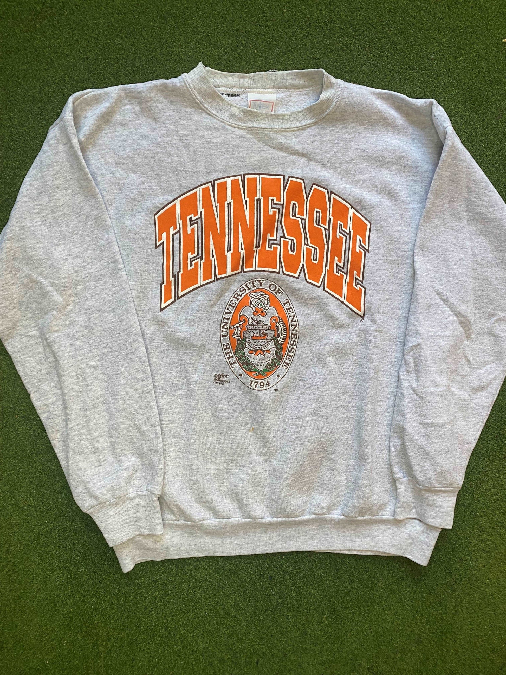 80s Tennessee Volunteers - Vintage University Crewneck Sweatshirt (XL)