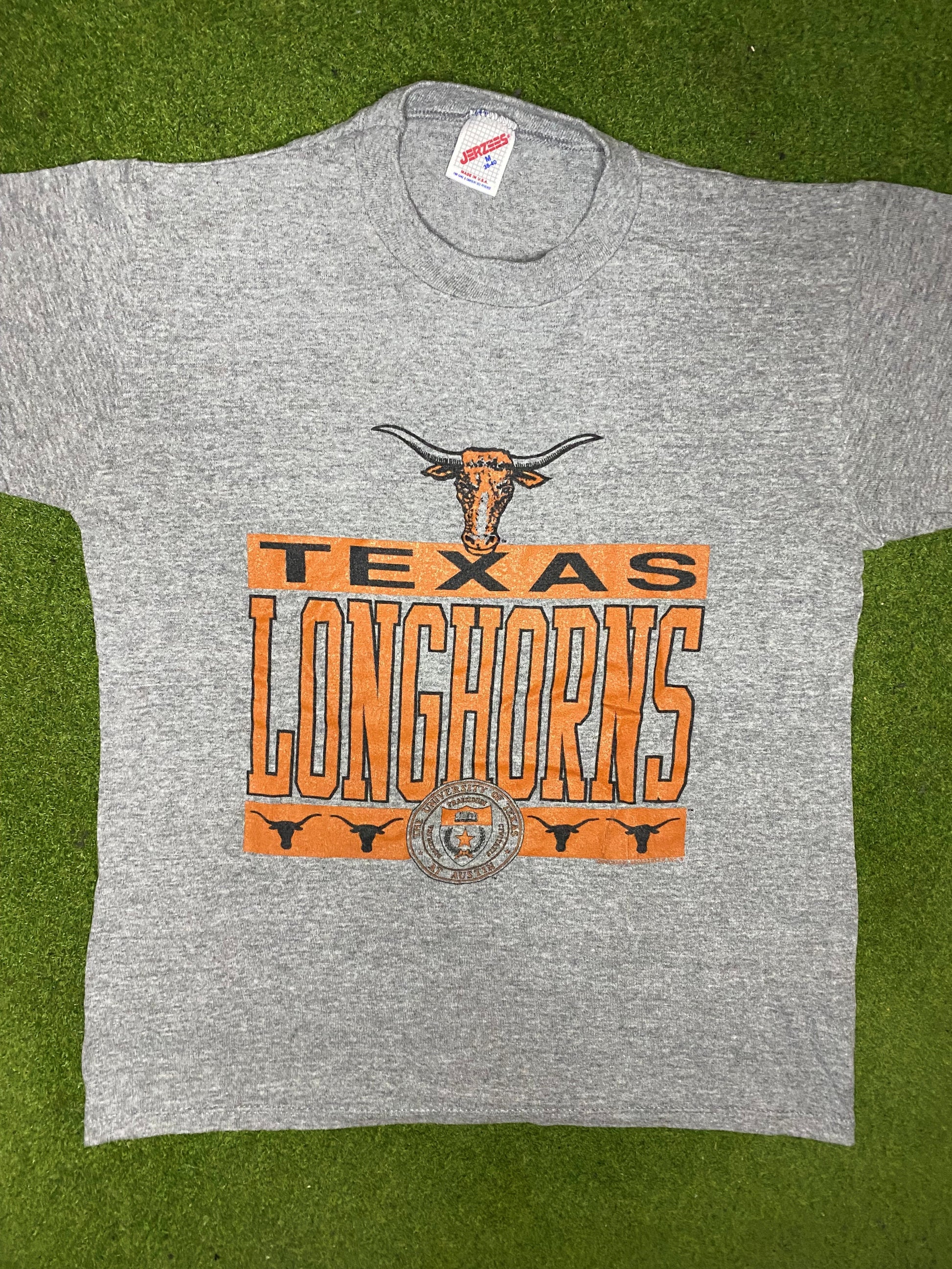 80s Texas Longhorns - Vintage College T-Shirt (Medium)