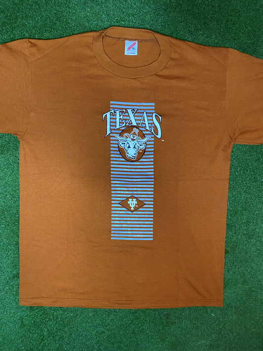 80s Texas Longhorns - Vintage College T-Shirt (XL)