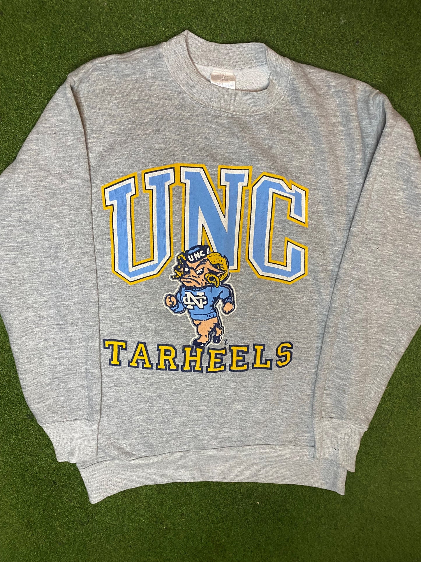 80s UNC Tar Heels - Vintage College Sweatshirt (Medium) 