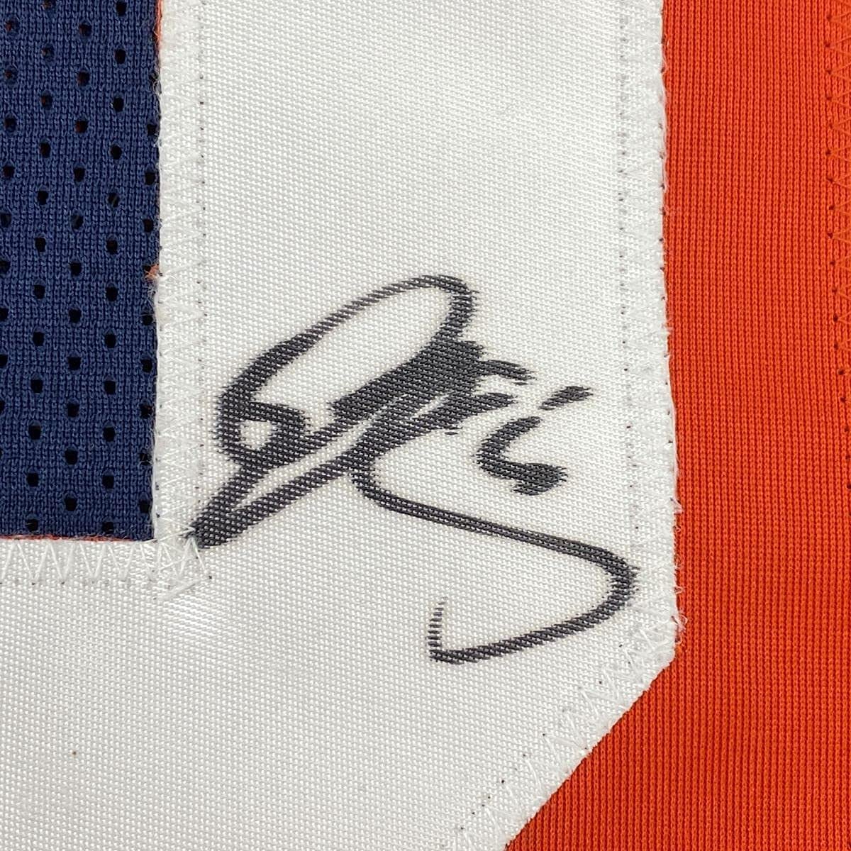 Framed Autographed/Signed Donovan McNabb 35x39 Syracuse Blue College Football Jersey Beckett BAS COA