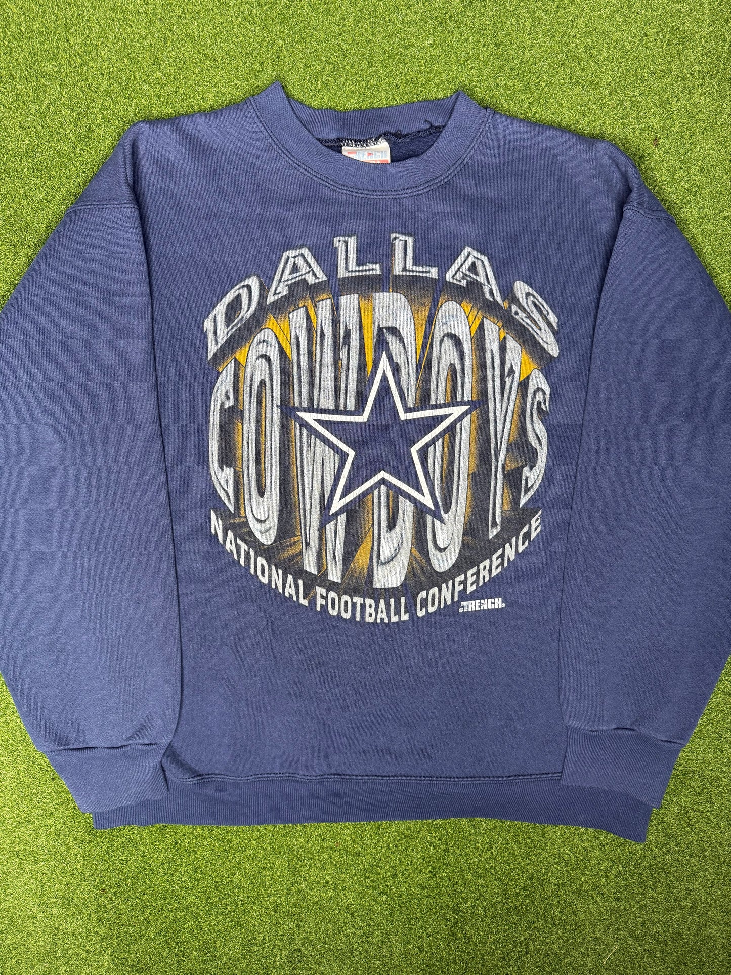 90s Dallas Cowboys - Vintage NFL Crewneck Sweatshirt (Large)