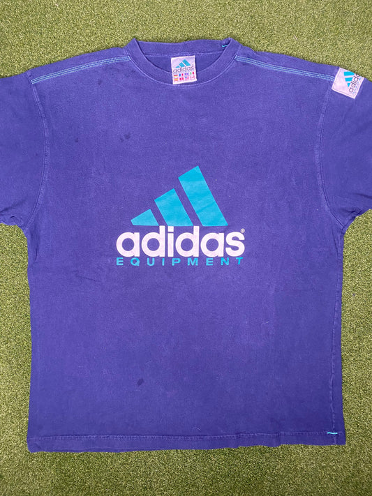 90s Adidas - Vintage Brand T Shirt (Large)