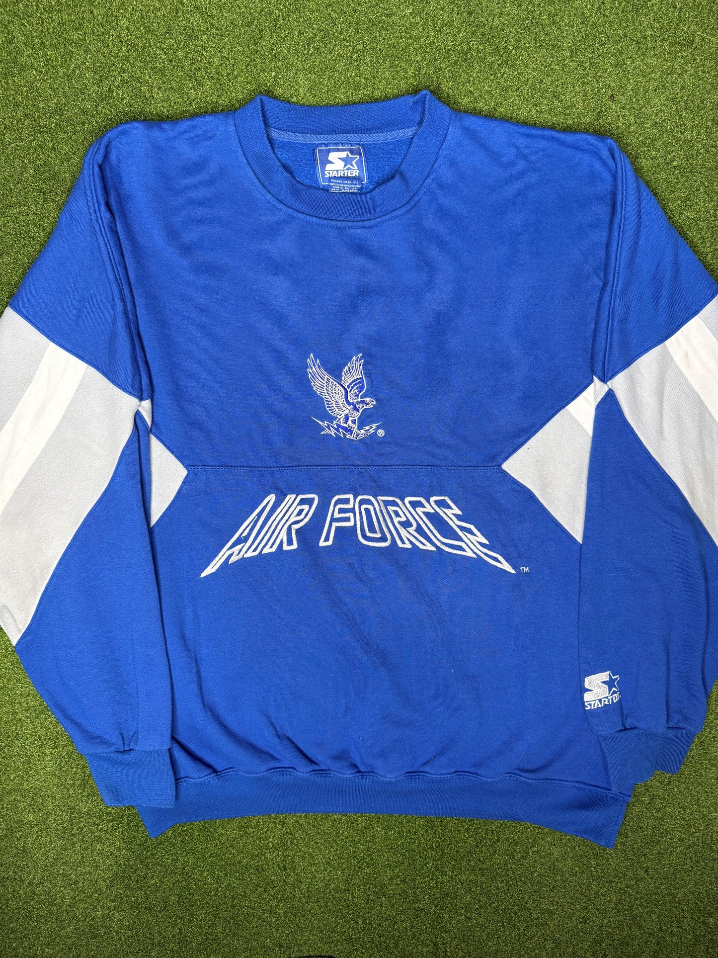 90s Air Force Falcons - Vintage Military College Sweatshirt (XL)