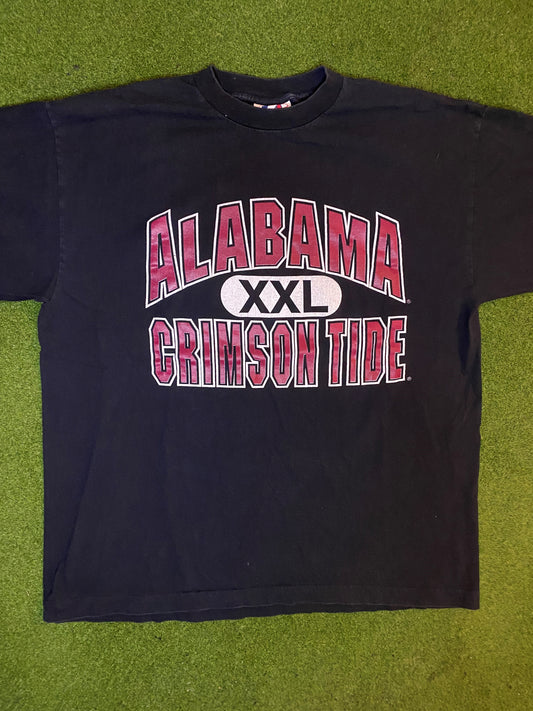 90s Alabama Crimson Tide - Vintage College T-Shirt (XL)