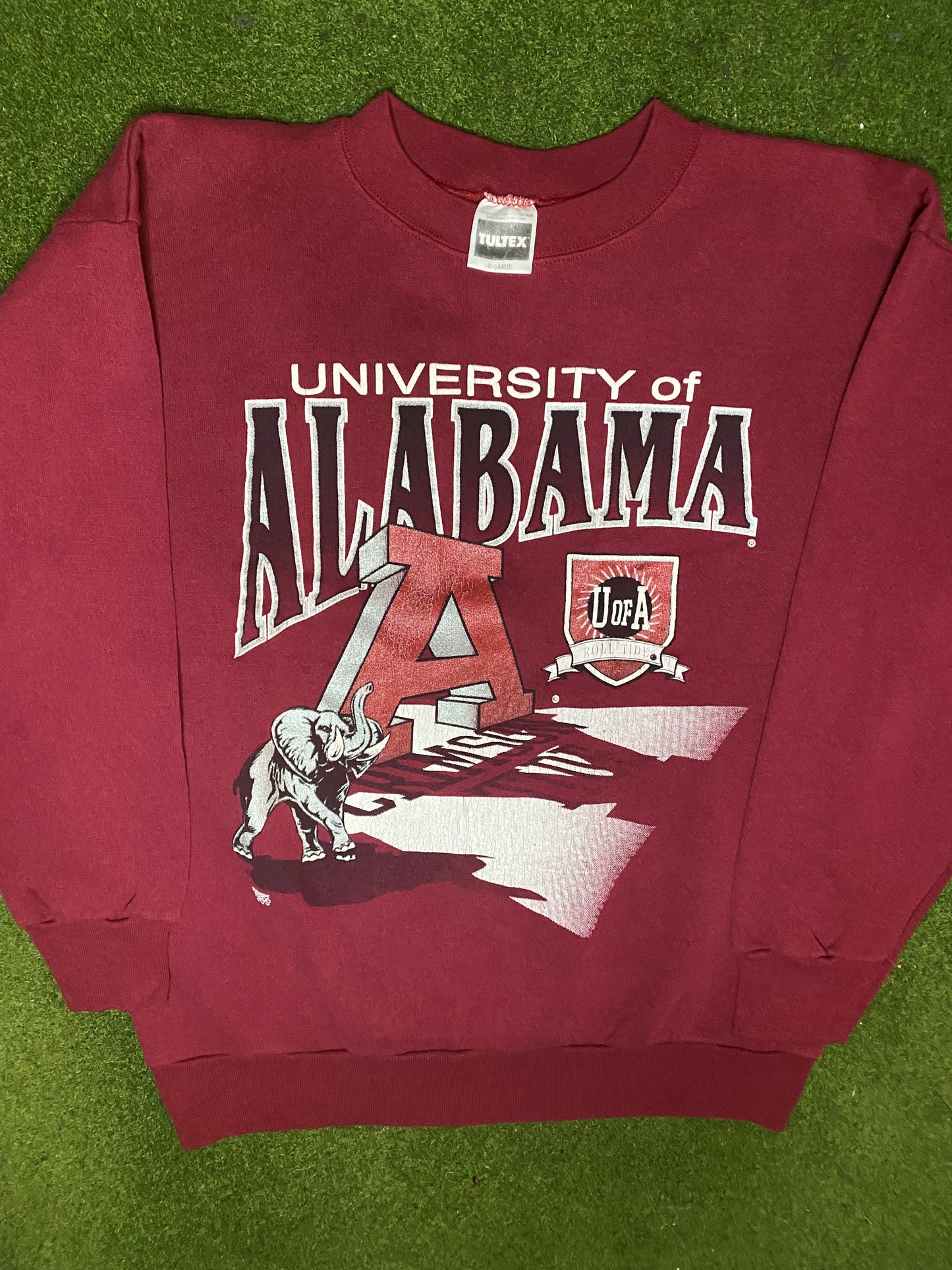 90s Alabama Crimson Tide - Vintage College Sweatshirt (XL)