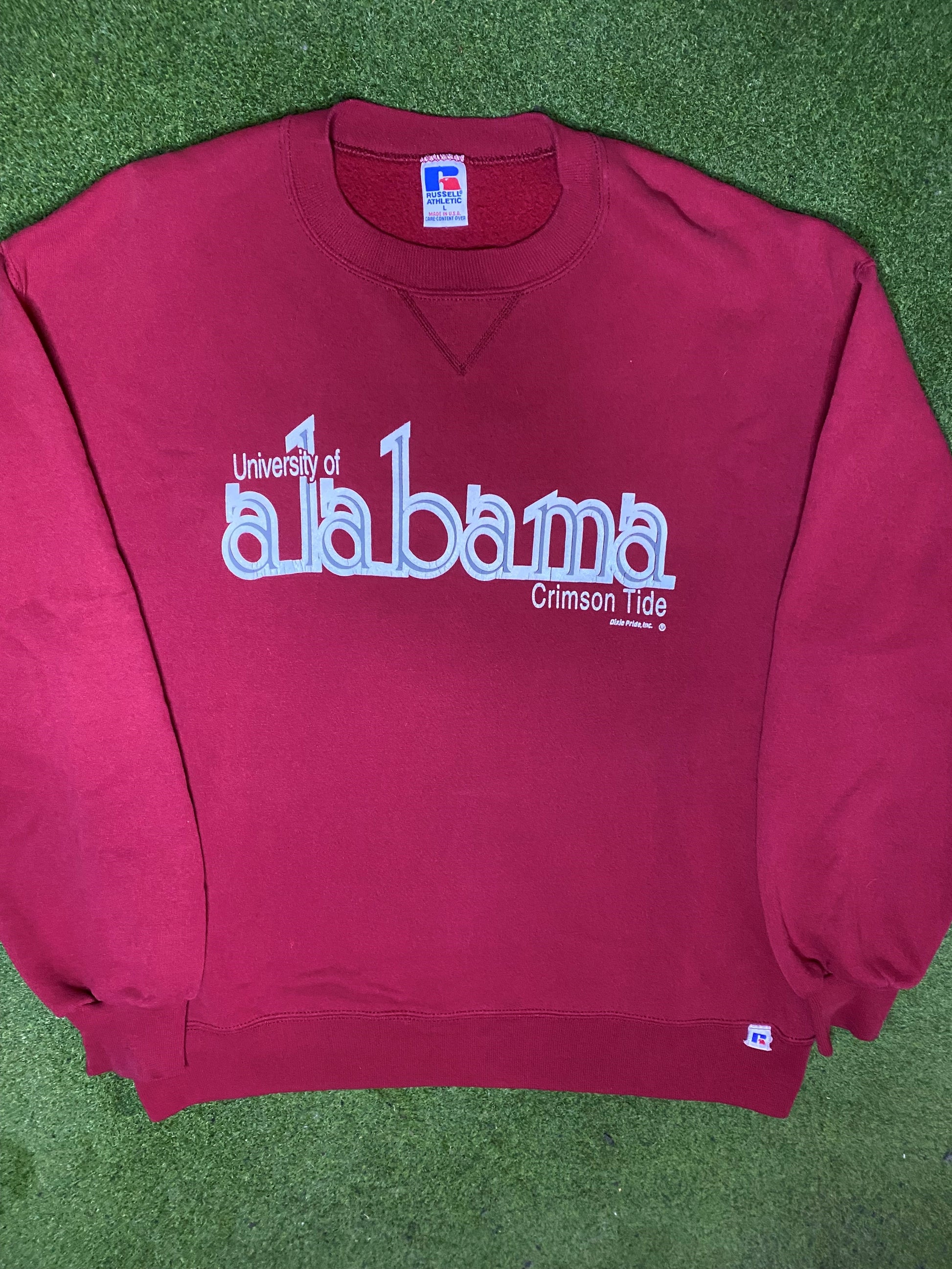 90s Alabama Crimson Tide - Vintage College Sweatshirt (Large)