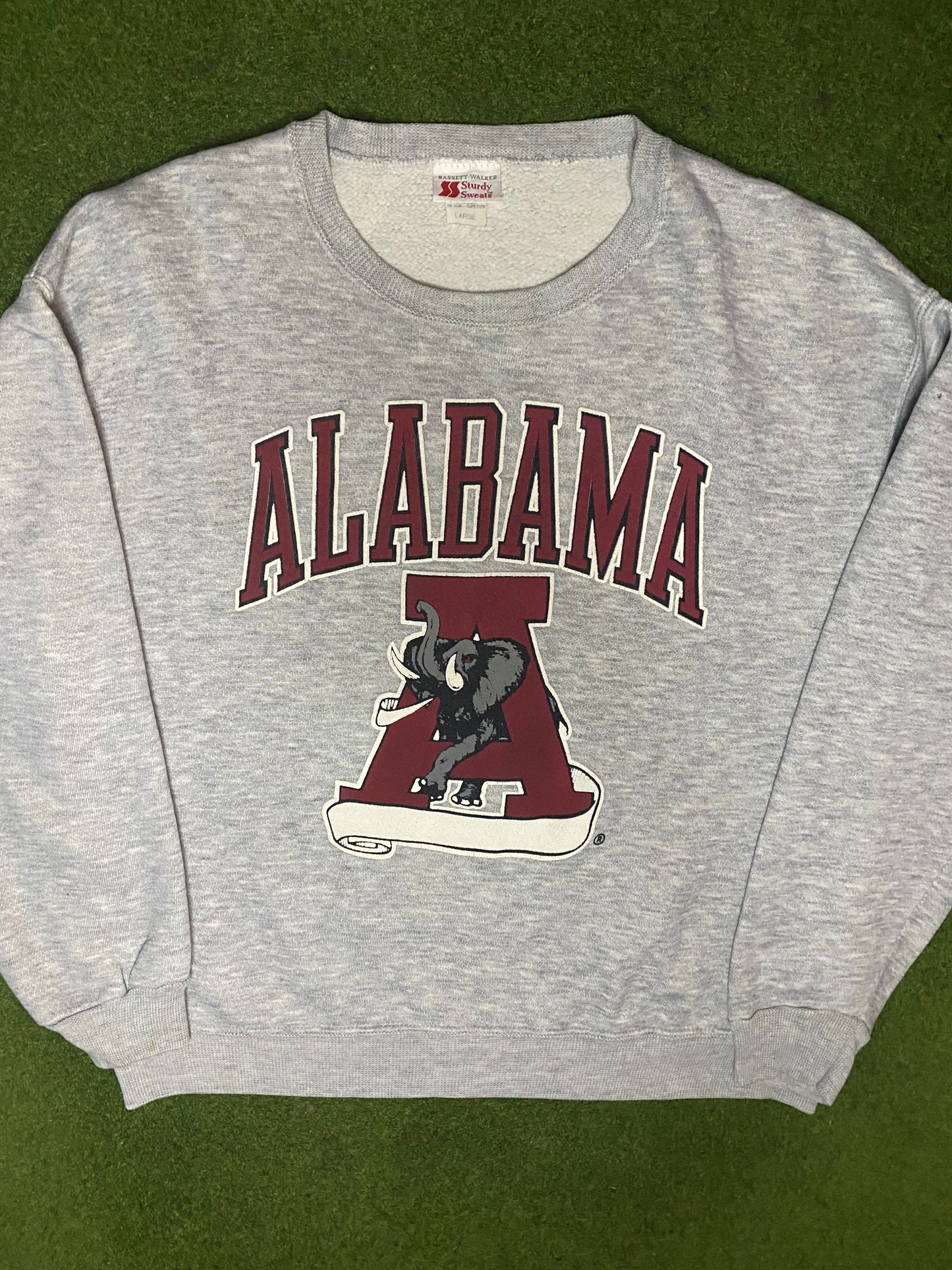 90s Alabama Crimson Tide - Vintage College Sweatshirt (Large)