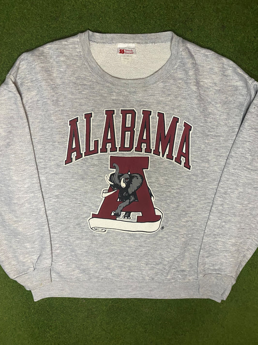 90s Alabama Crimson Tide - Vintage College Sweatshirt (Large)