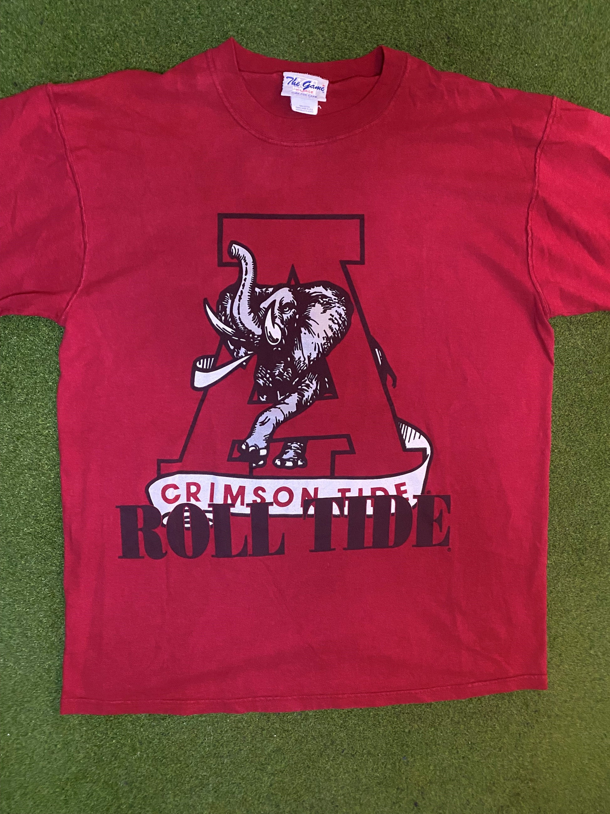 90s Alabama Crimson Tide - Vintage College T-Shirt (XL) 