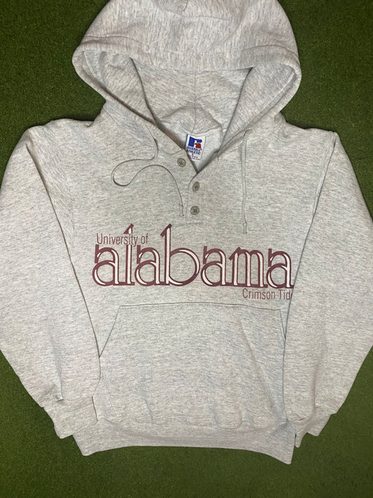 90s Alabama Crimson Tide - Vintage College Hoodie (Small)