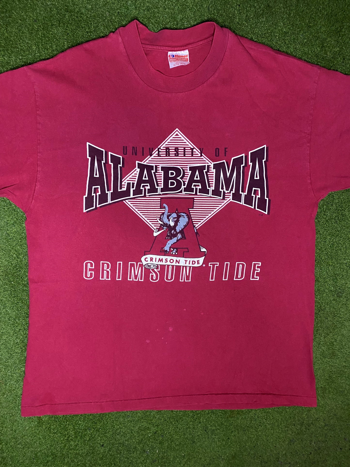 90s Alabama Crimson Tide - Vintage College T-Shirt (XL)