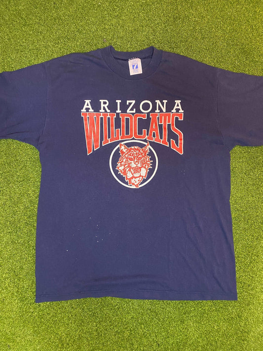 90s Arizona Wildcats - Vintage College Tee Shirt (XL)