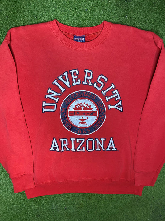 90s Arizona Wildcats - Vintage University Sweatshirt (Large) 