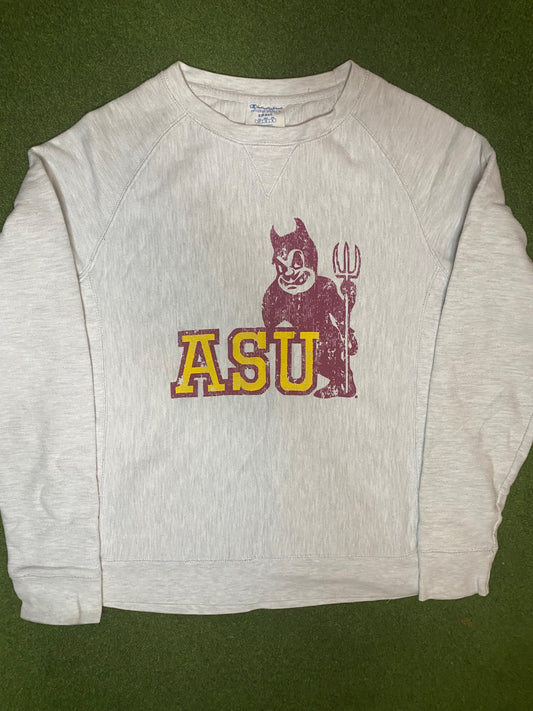 90s Arizona State Sun Devils - Vintage College Sweatshirt (Small) 