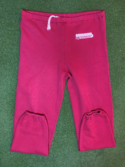 90s Arkansas Razorbacks - Vintage College Sweatpants (XL)