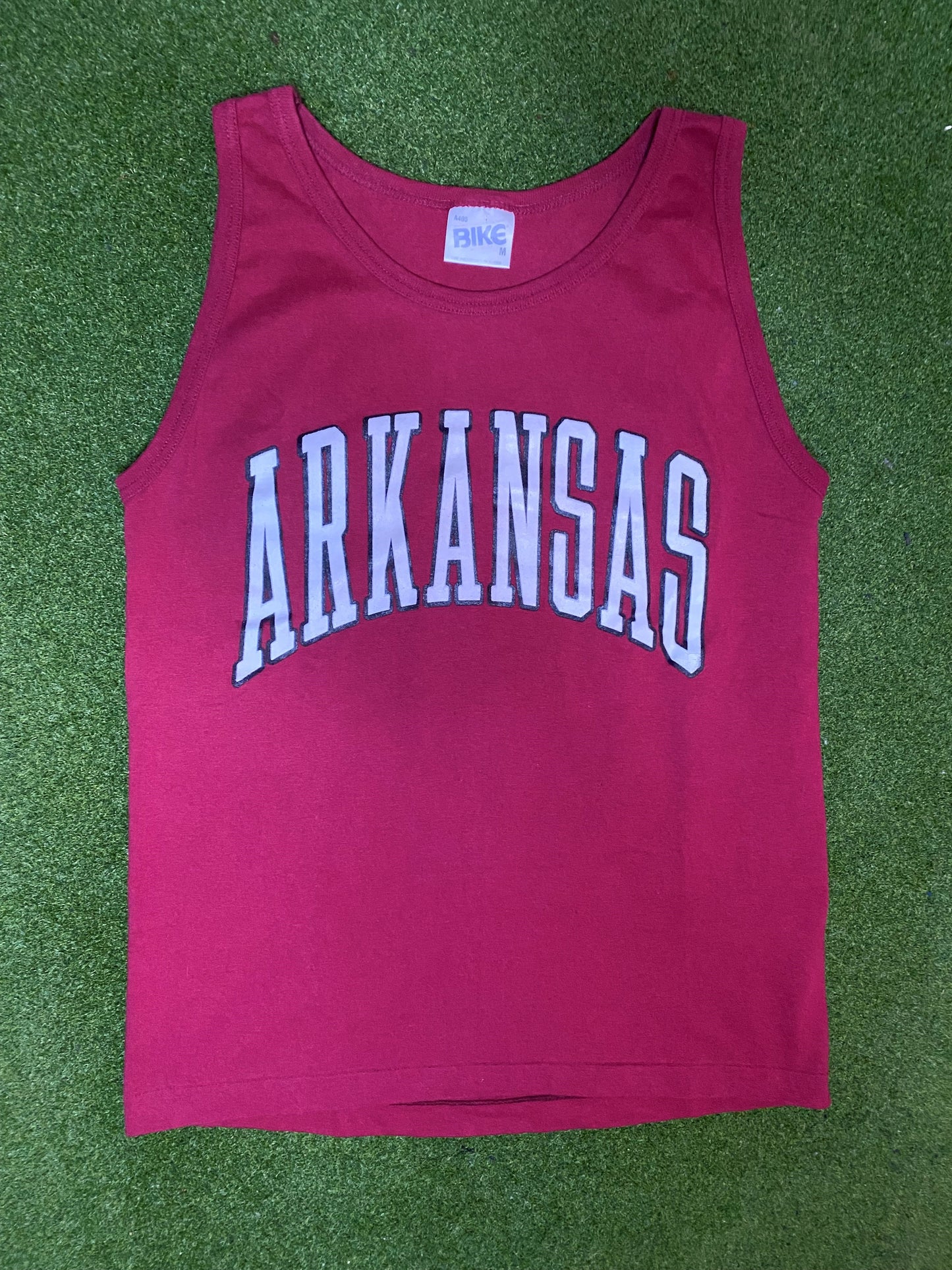 90s Arkansas Razorbacks - Vintage College Tank (Medium)