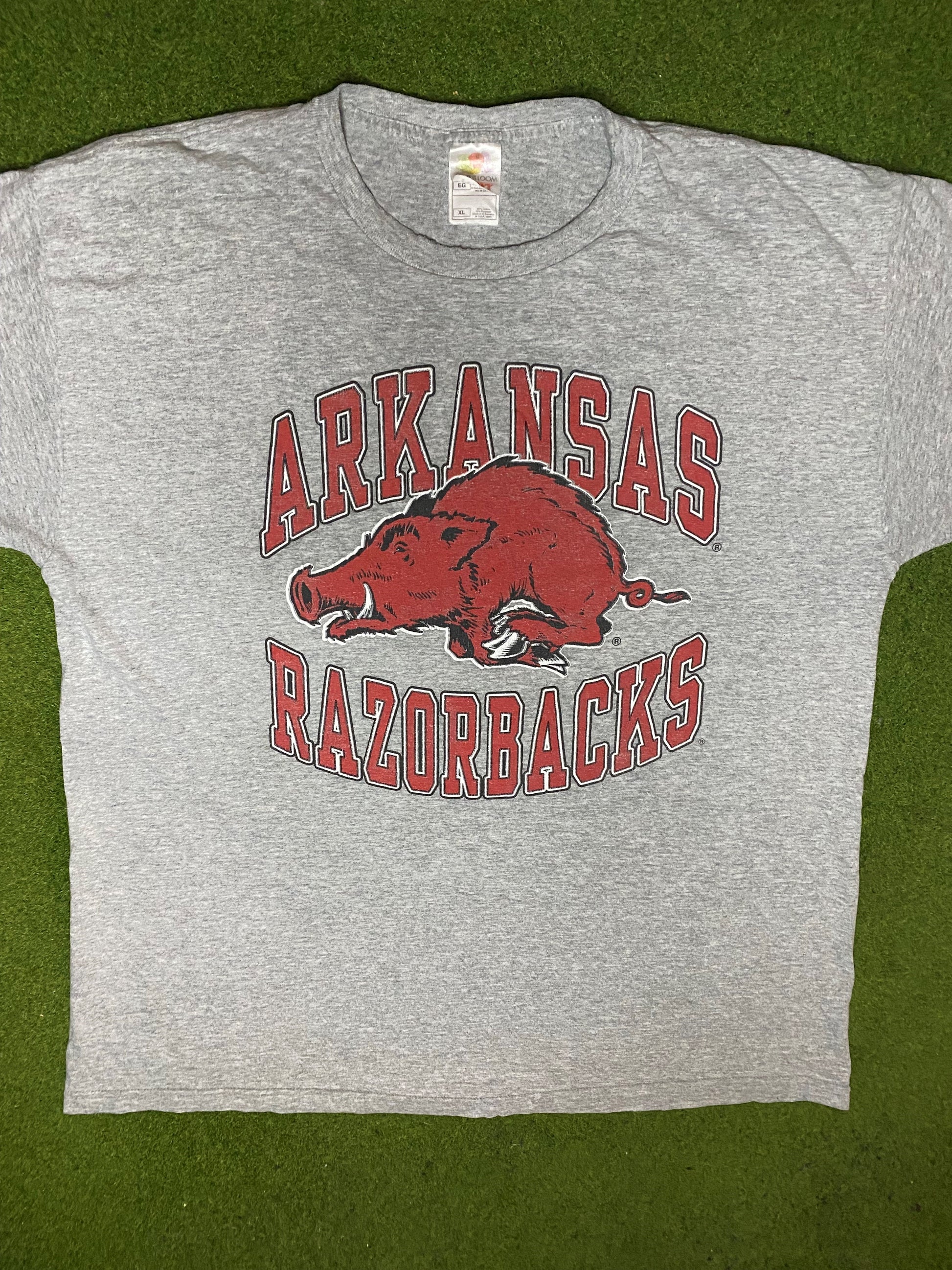 90s Arkansas Razorbacks - Vintage College T-Shirt (XL)