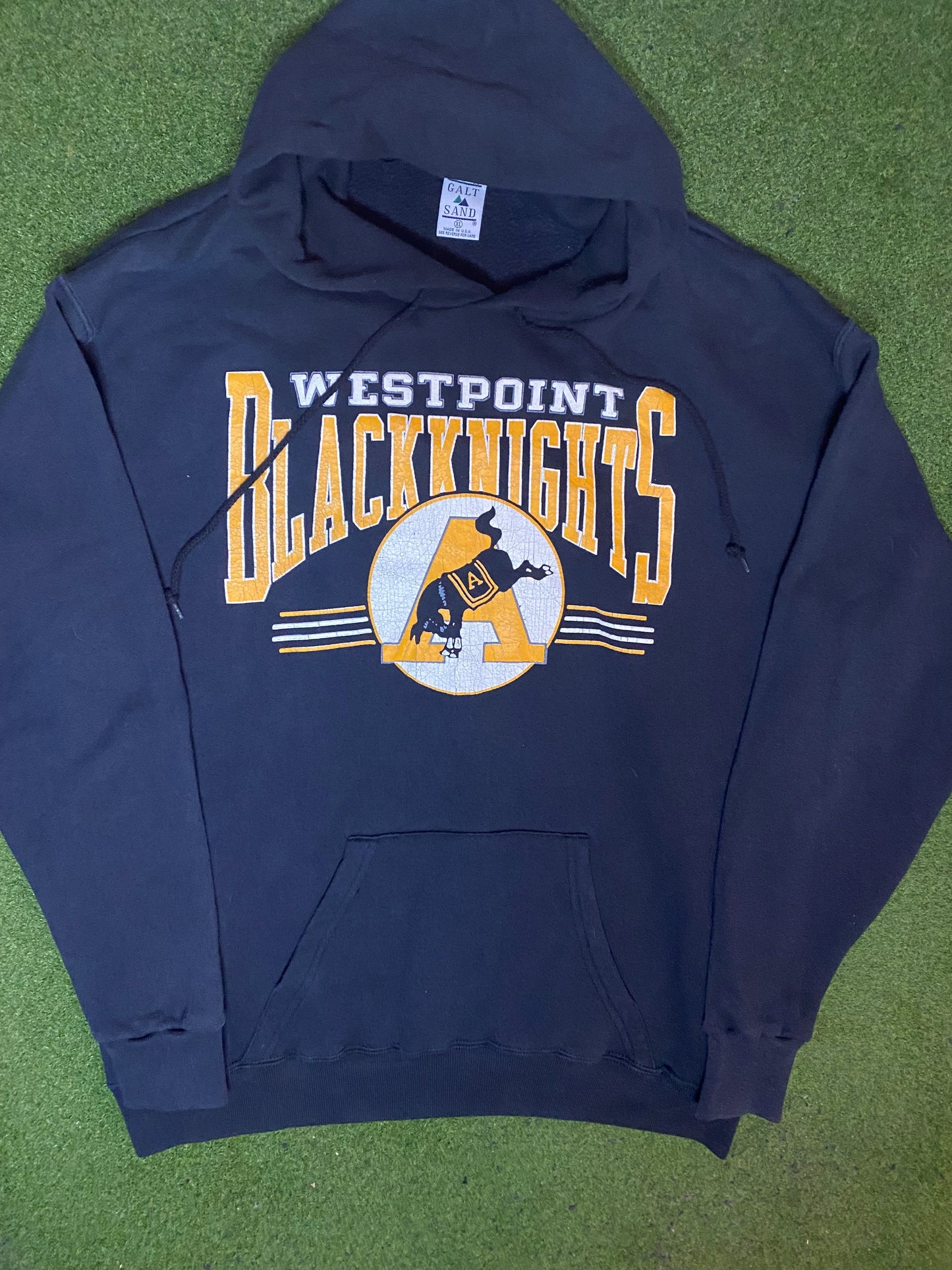 90s West Point Black Knights - Vintage College Hoodie (XL)