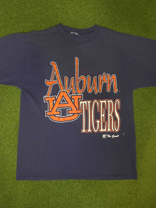 90s Auburn Tigers - Vintage College Tee Shirt (XL)