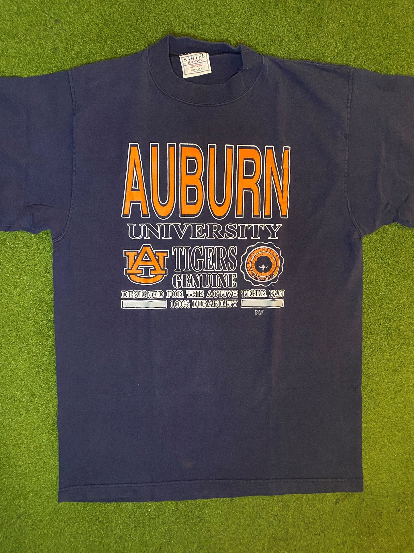 90s Auburn Tigers - Vintage University T-Shirt (Large)