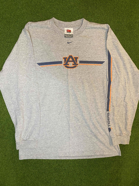 90s Auburn Tigers - Nike - Vintage College Long Sleeve (Medium)