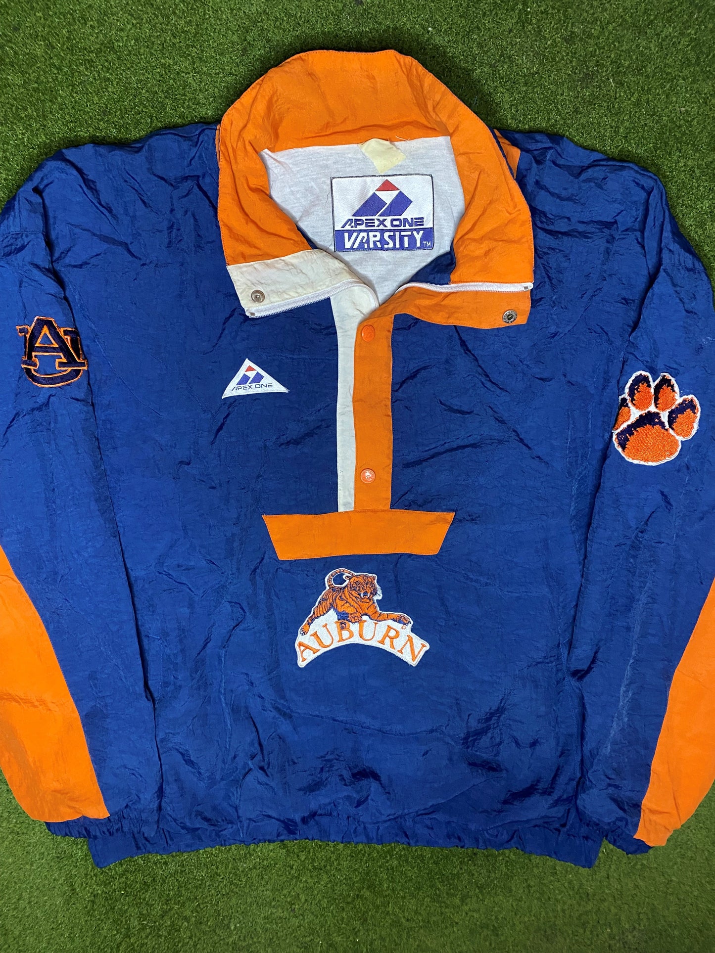 90s Auburn Tigers - Vintage College Pullover (XL) Gametime Vintage