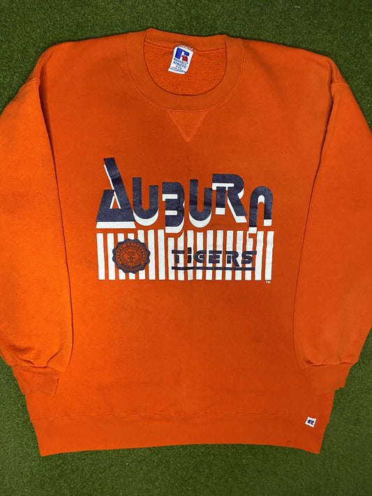 90s Auburn Tigers - Vintage College Sweatshirt (2XL) 