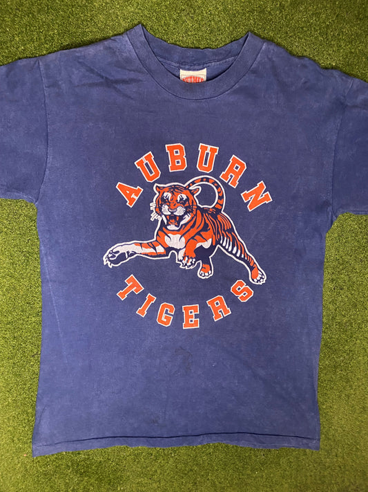 90s Auburn Tigers - Vintage College T-Shirt (Large)