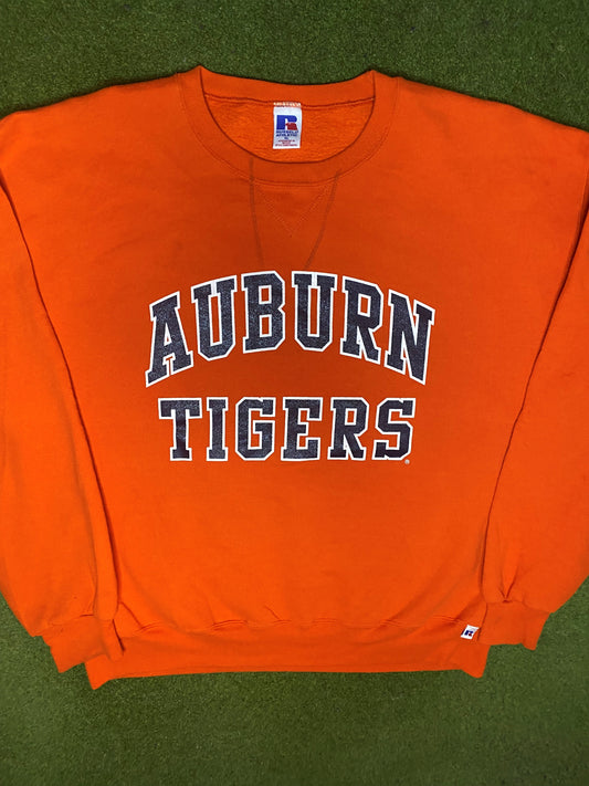 90s Auburn Tigers - Vintage College Sweatshirt (XL)