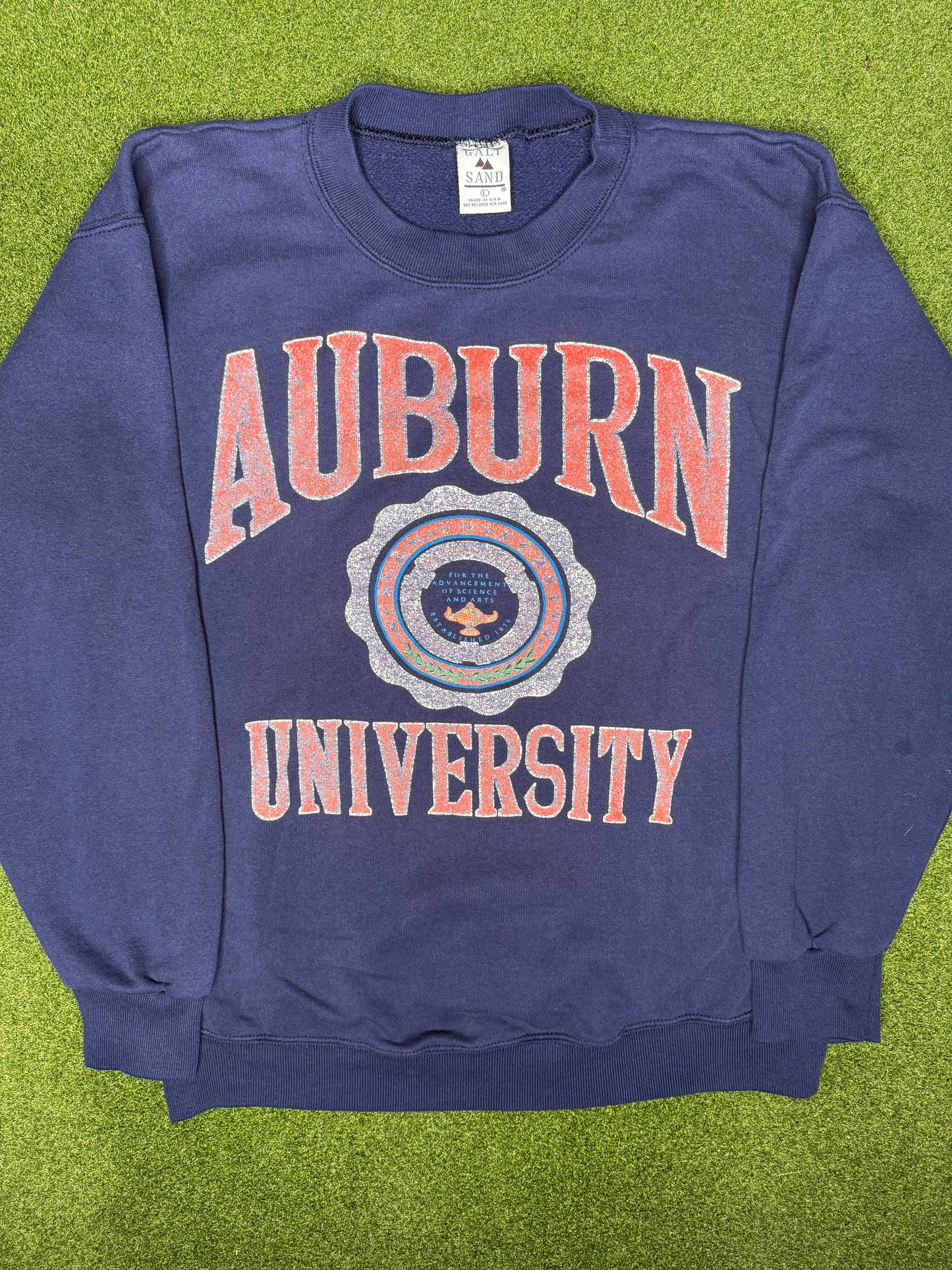 90s Auburn Tigers - Vintage University Crewneck Sweatshirt (Large)