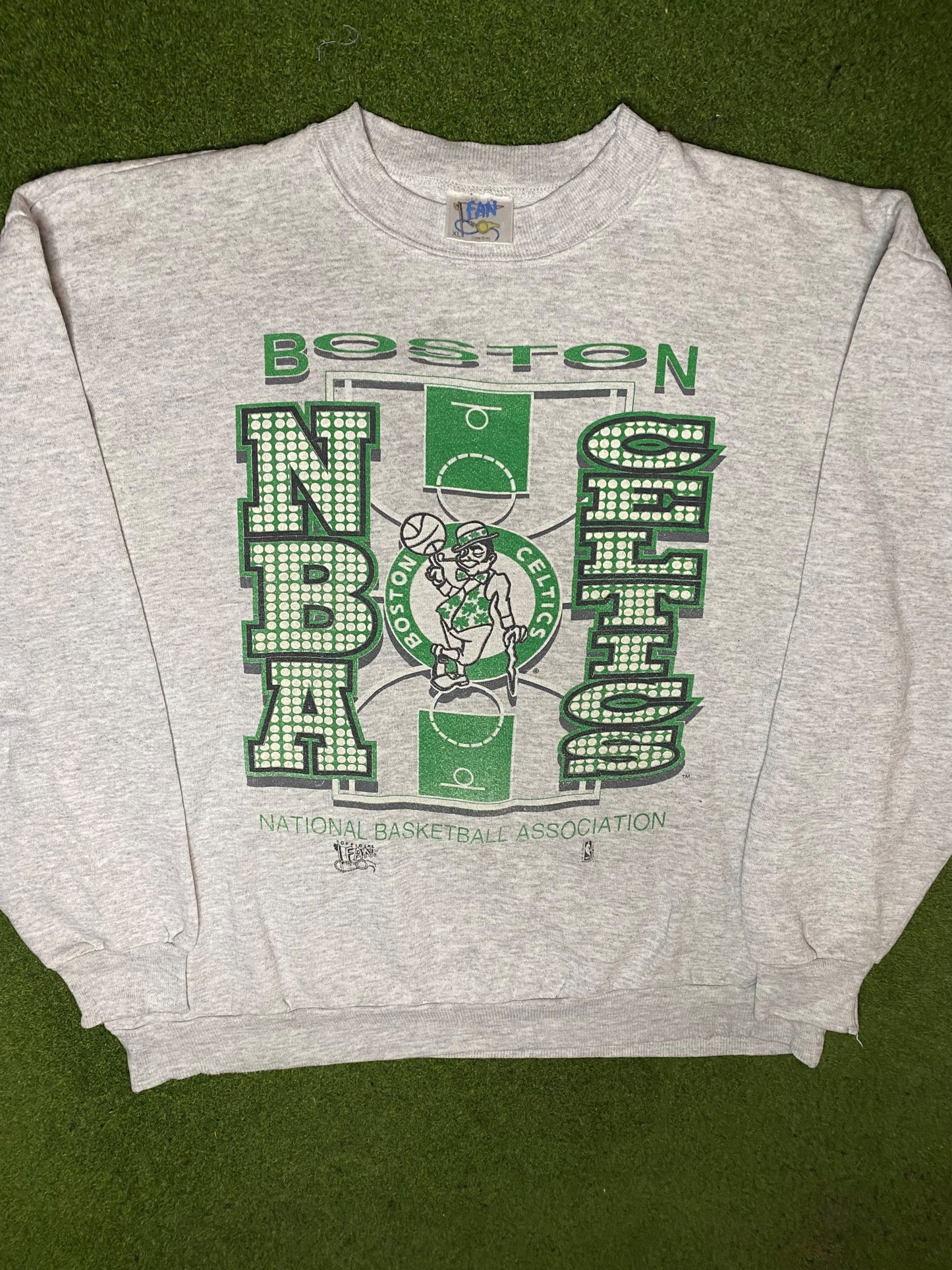 90s Boston Celtics - Vintage NBA Sweatshirt (XL) 