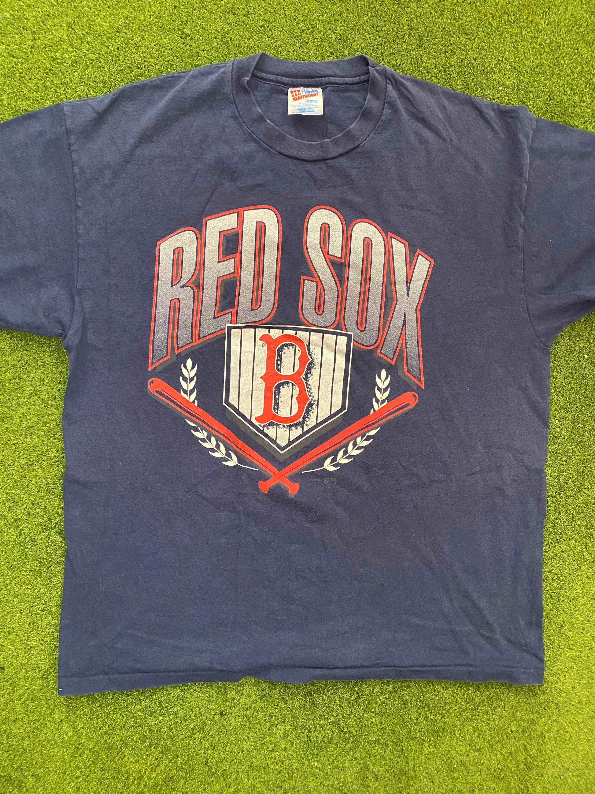 90s Boston Red Sox - Vintage MLB Tee Shirt (XL)