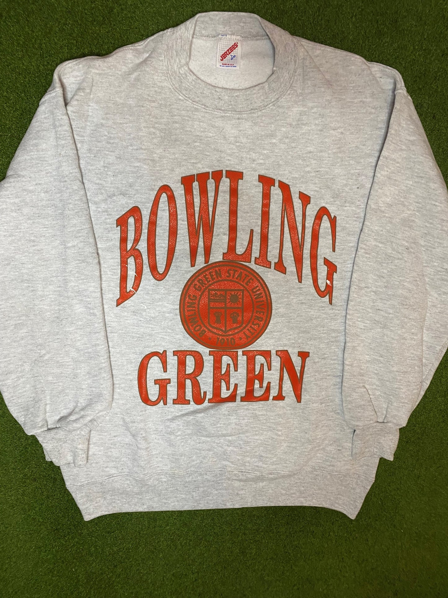 90s Bowling Green Falcons - Vintage University Sweatshirt (Large)