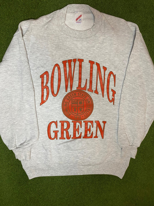 90s Bowling Green Falcons - Vintage University Sweatshirt (Large) 