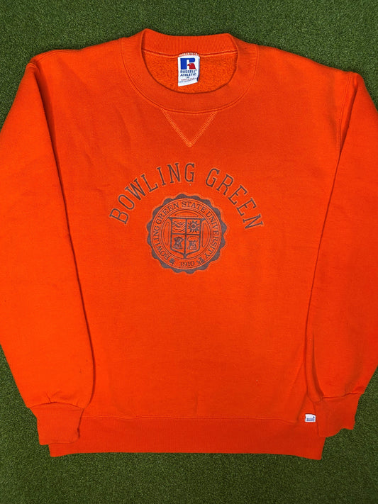 90s Bowling Green Falcons - Vintage University Sweatshirt (Medium)