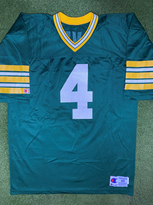 90s Green Bay Packers - Brett Favre #4 - Champion - Vintage NFL Jersey (48) Gametime Vintage