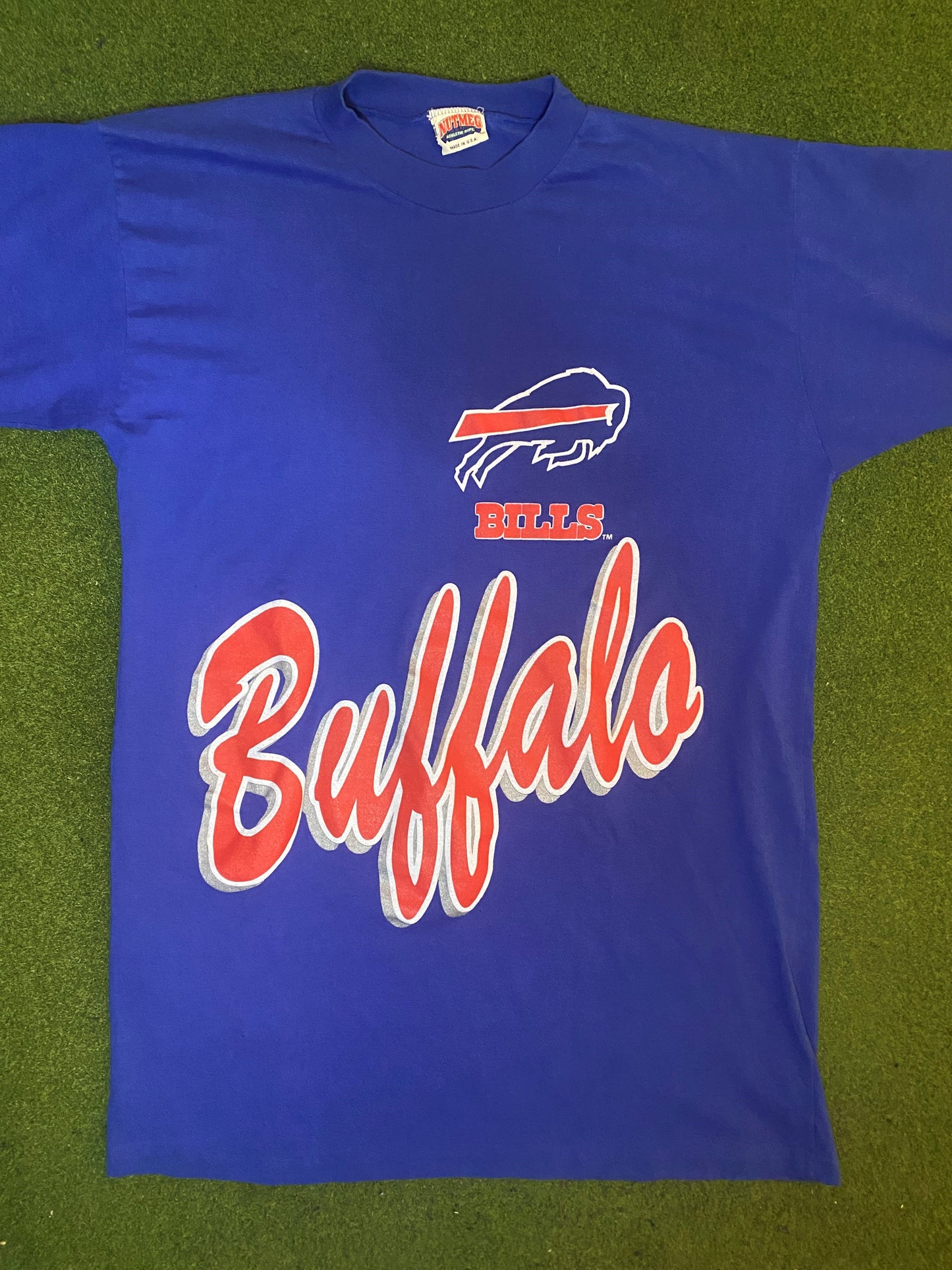 90s Buffalo Bills - Vintage NFL T-Shirt (XL)