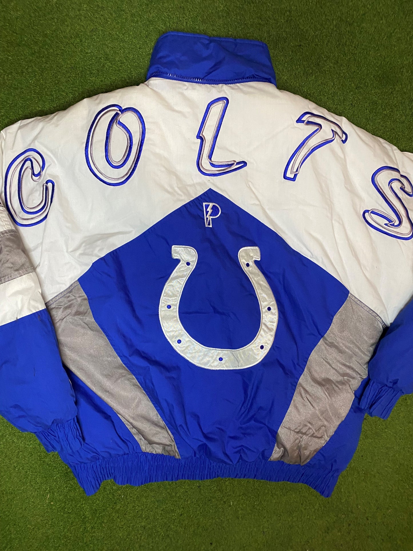 90s Indianapolis Colts - Vintage NFL Winter Jacket (Large)