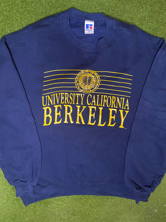 90s California Golden Bears - Vintage College Sweatshirt (XL) Gametime Vintage